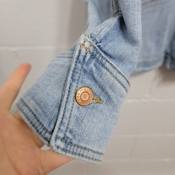 Maurice Jean Jacket Light Wash Stretch Denim XL - Picture 5 of 7